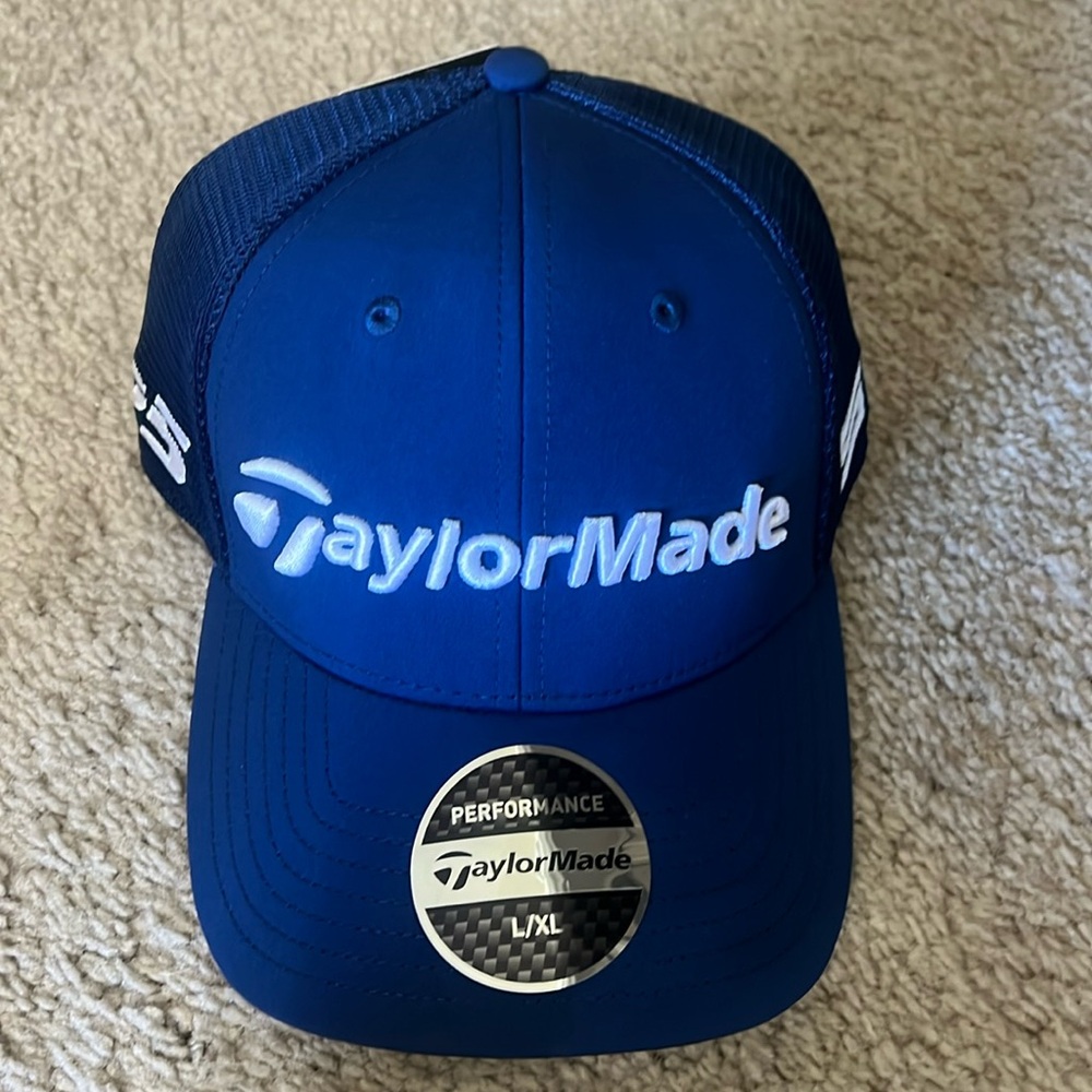 Navy Taylormade ball cap hat